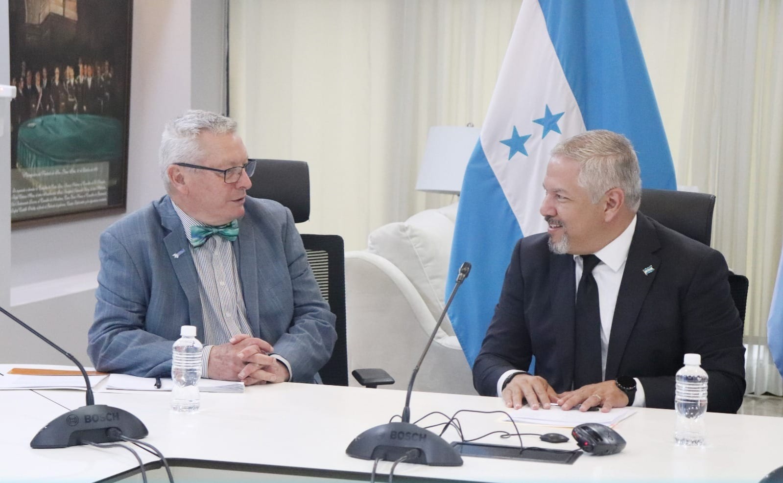 Canciller Reina recibe visita del Relator Especial ONU sobre la promoción y la protección de los derechos humanos en el contexto del cambio climático